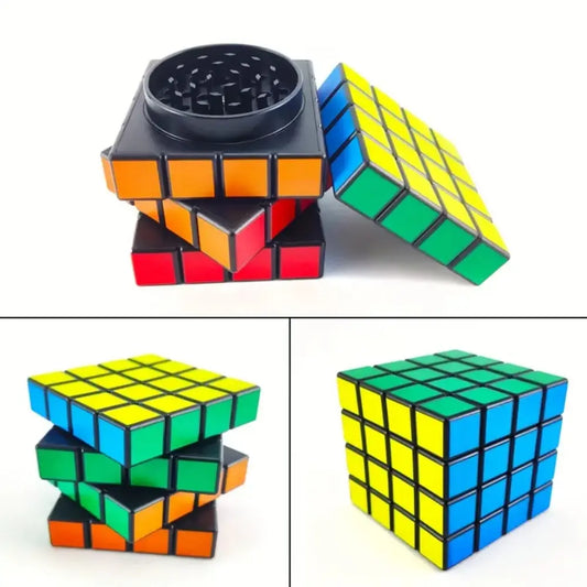 Rubik's Cube Herbal Grinder